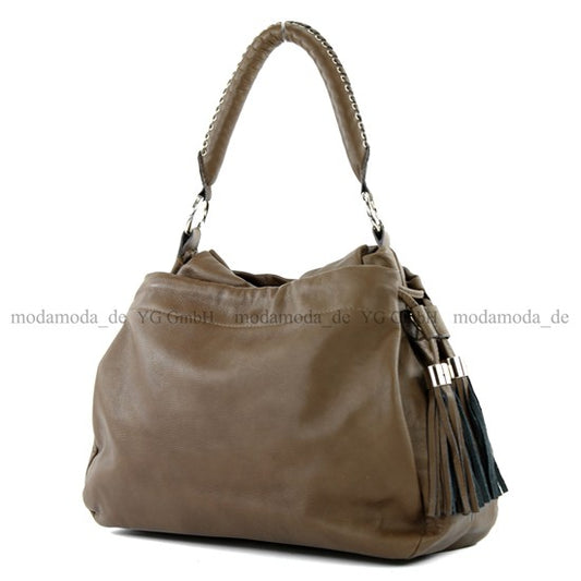 modamoda de - ital Beuteltasche aus Nappaleder T76
