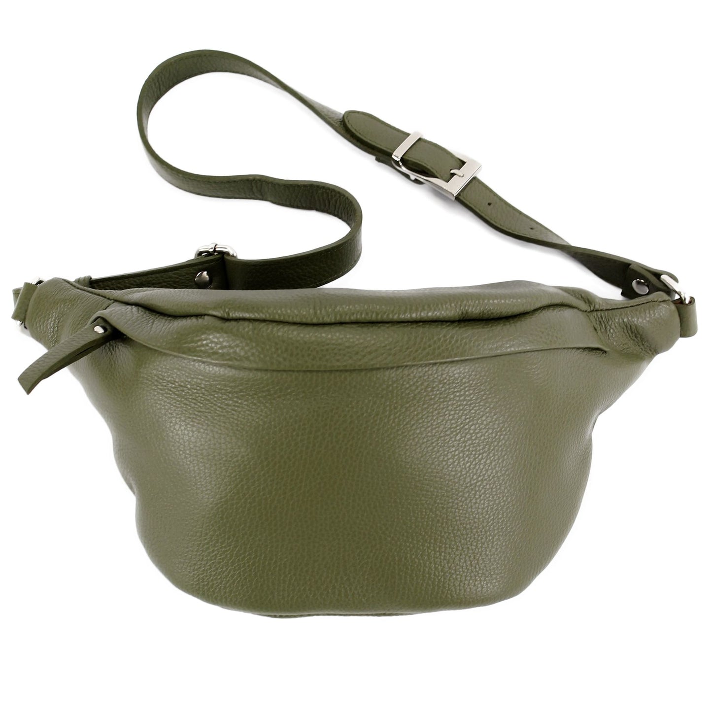 modamoda de - T77 -  ital. Hüfttasche Bauchtasche Brusttasche Large aus weichem Leder