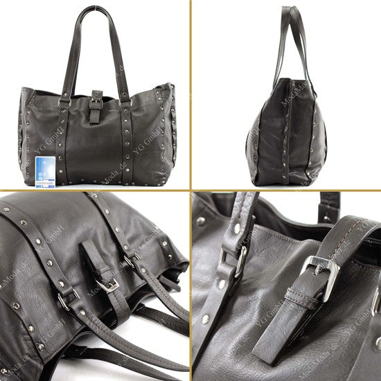 modamoda de - T89 - ital Shopper aus Nappaleder / Wildleder