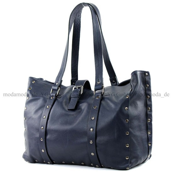 modamoda de - T89 - ital Shopper aus Nappaleder / Wildleder