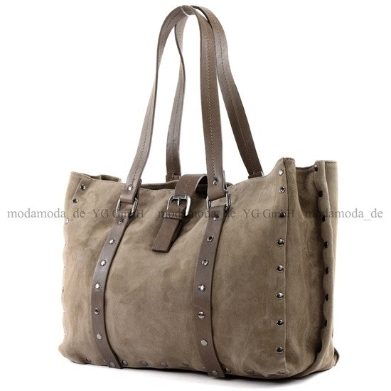 modamoda de - T89 - ital Shopper aus Nappaleder / Wildleder