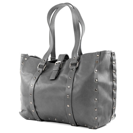 modamoda de - T89 -  ital Shopper aus Nappaleder / Wildleder
