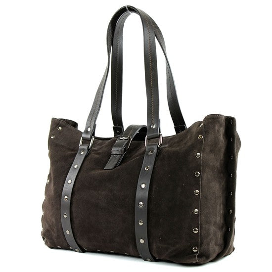 modamoda de - T89 - ital Shopper aus Nappaleder / Wildleder
