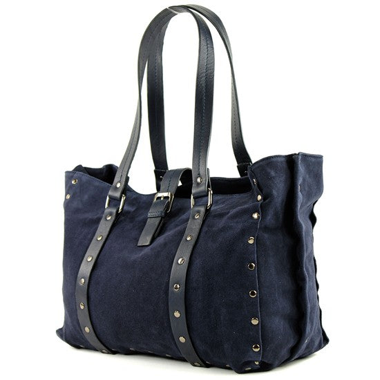 modamoda de - T89 - ital Shopper aus Nappaleder / Wildleder