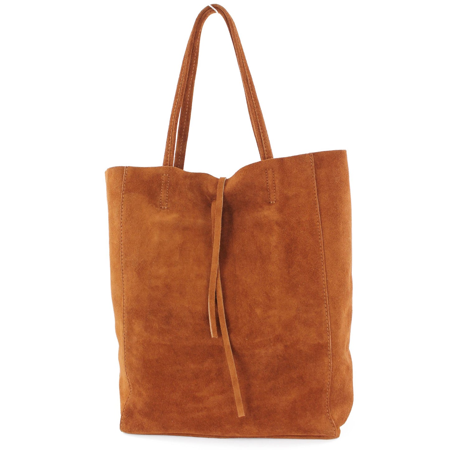 modamoda de T163 Damen Leder Shopper Schultertasche Large mit Innentasche handmade in Italy