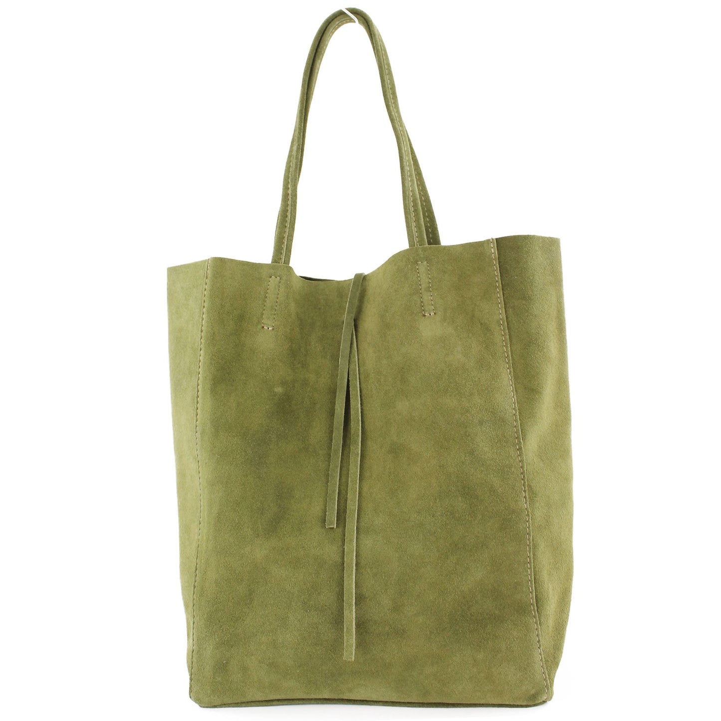 modamoda de T163 Damen Leder Shopper Schultertasche Large mit Innentasche handmade in Italy