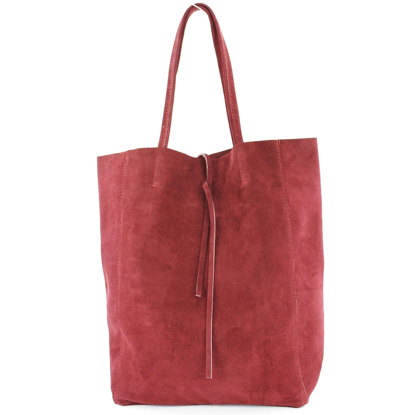 modamoda de T163 Damen Leder Shopper Schultertasche Large mit Innentasche handmade in Italy