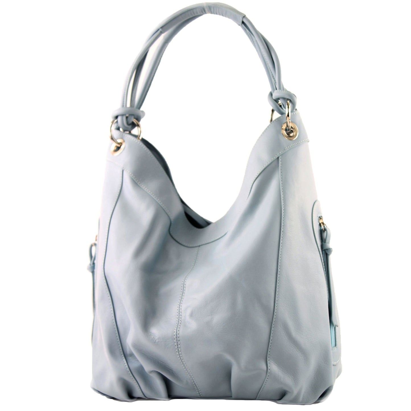 modamoda de - Z18 - ital Damenhandtasche aus Leder/Nappaleder
