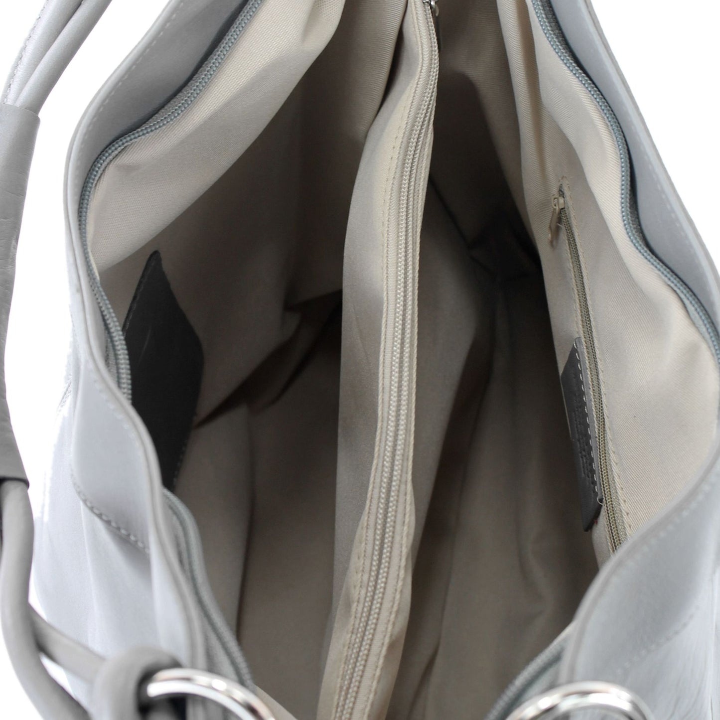 modamoda de - Z18 - ital Damenhandtasche aus Leder/Nappaleder