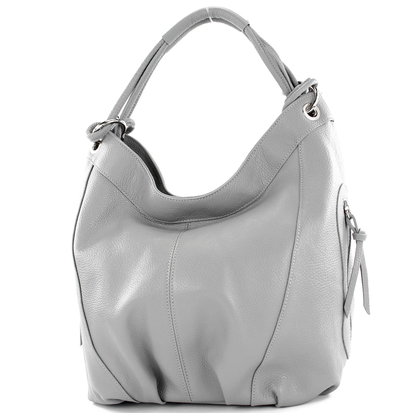 modamoda de - Z18 - ital Damenhandtasche aus Leder/Nappaleder