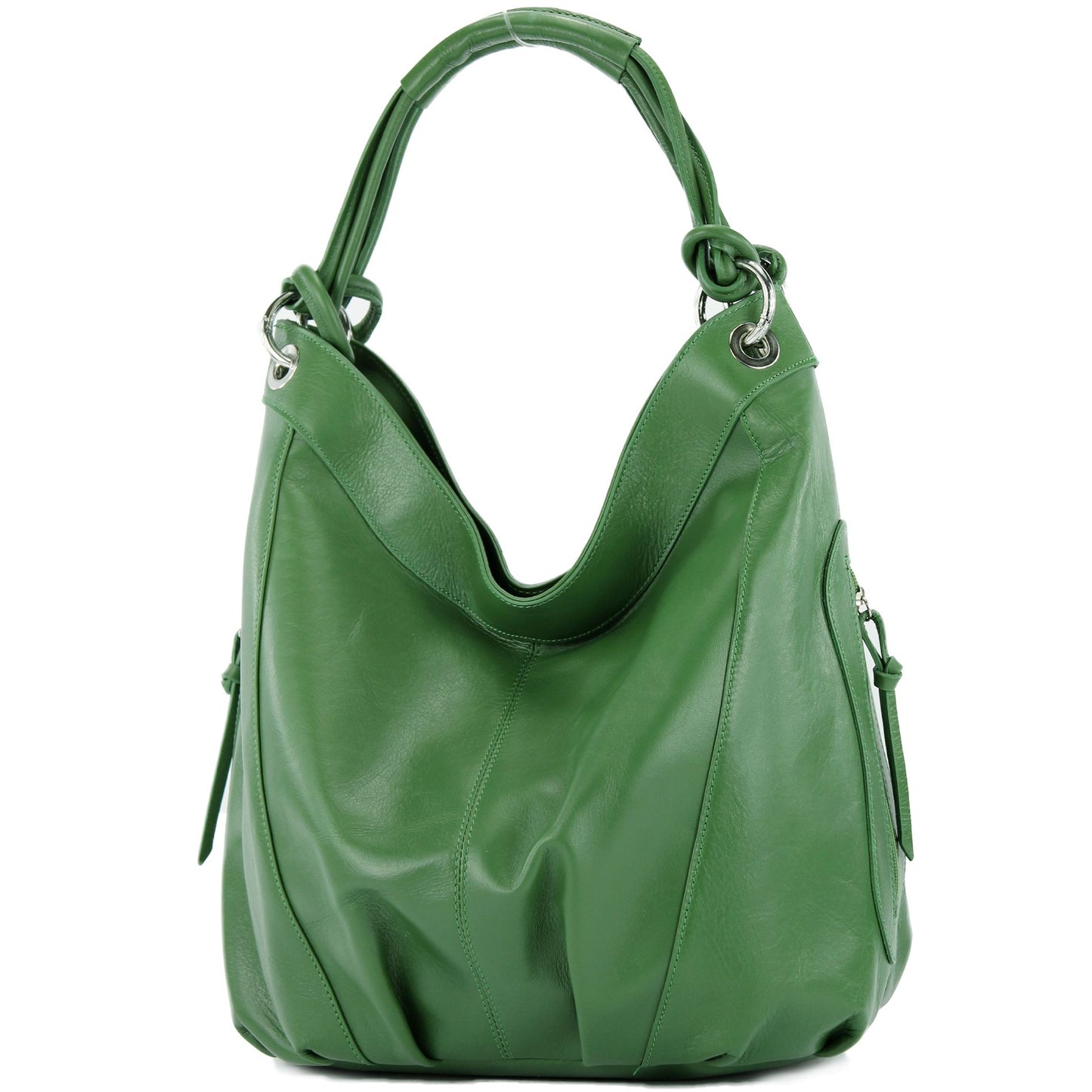 modamoda de - Z18 - ital Damenhandtasche aus Leder/Nappaleder