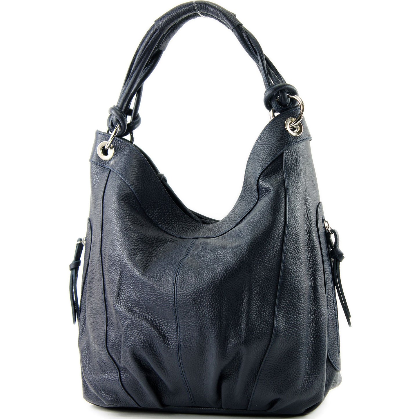 modamoda de - Z18 - ital Damenhandtasche aus Leder/Nappaleder
