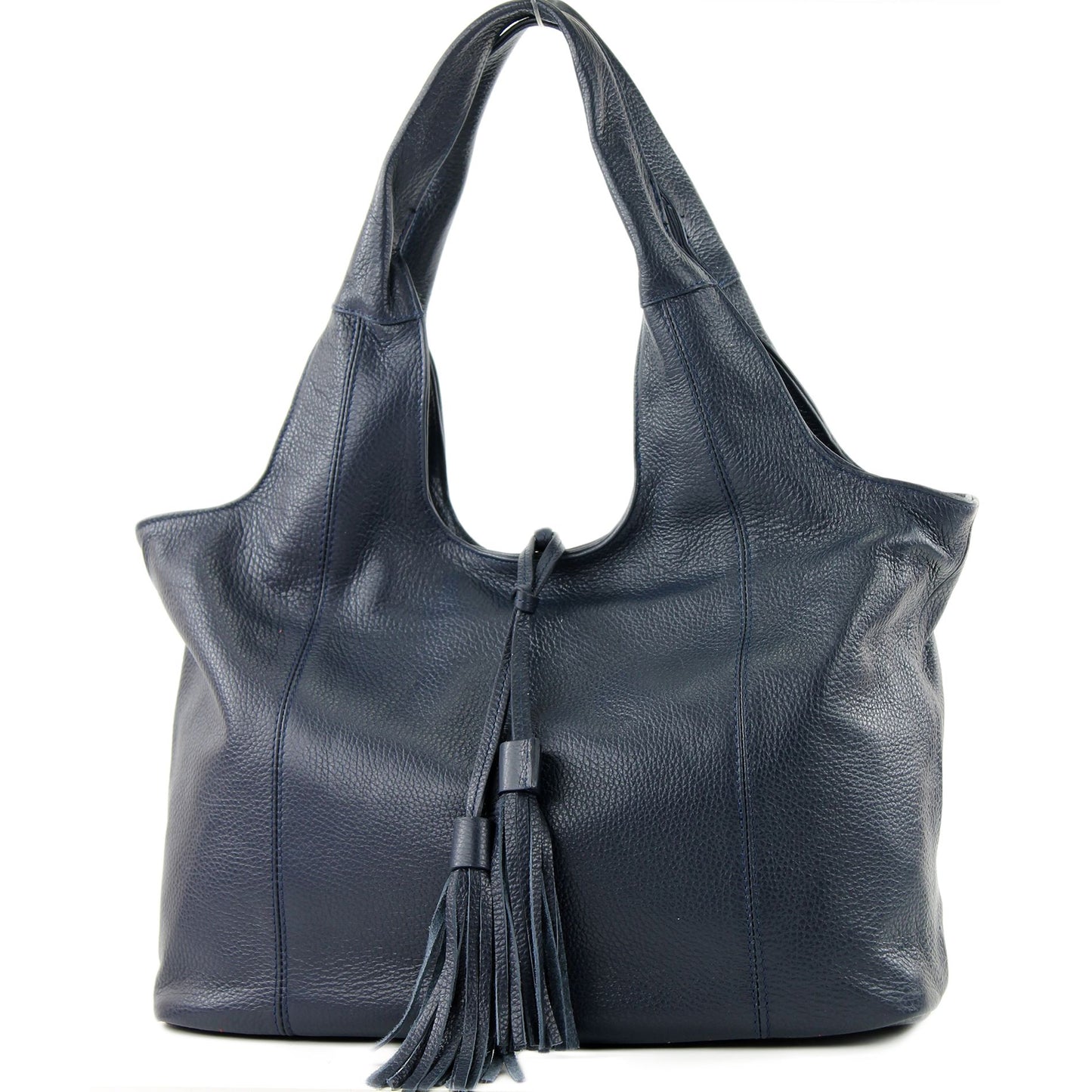 modamoda de - T105 - ital. Schultertasche Groß aus Leder