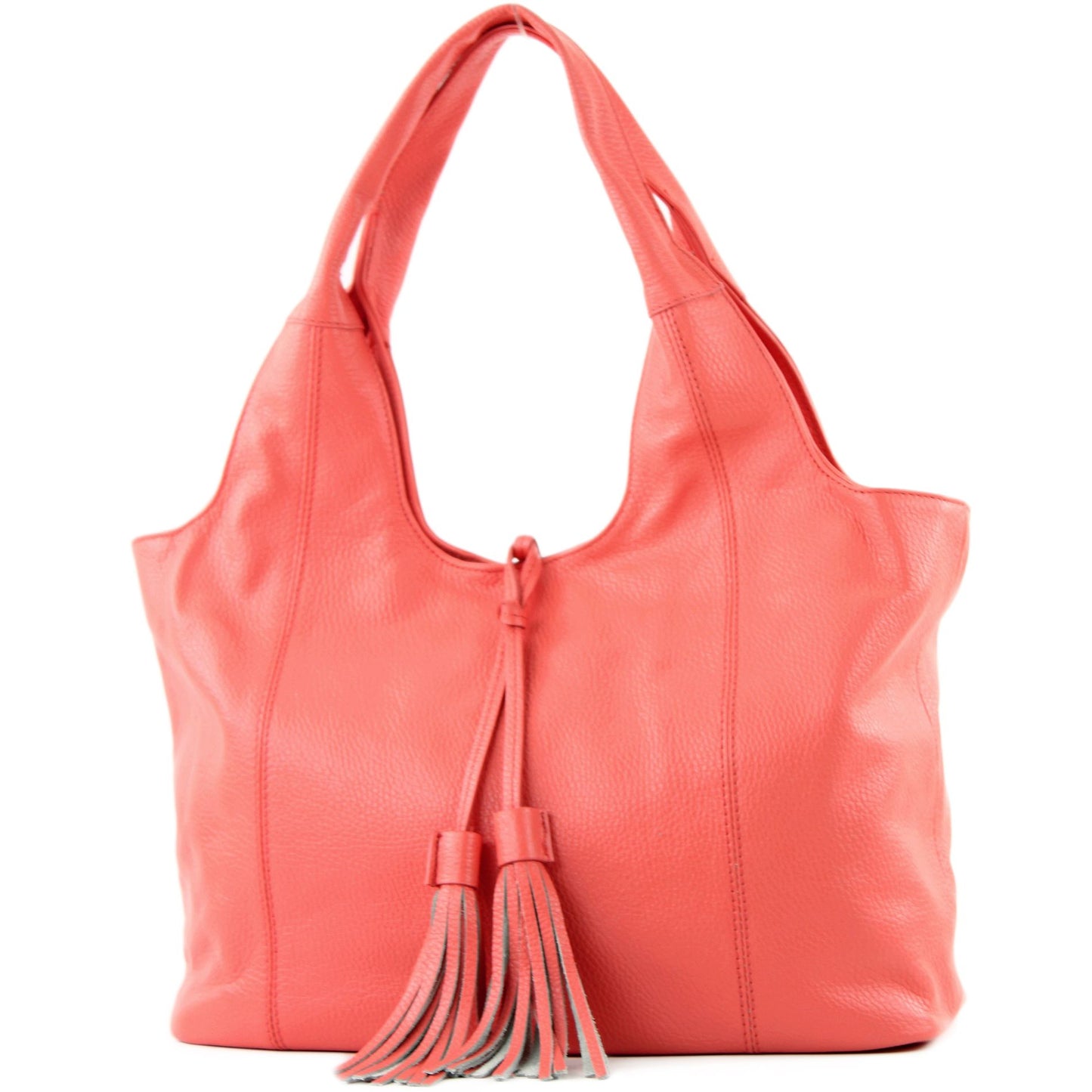 modamoda de - T105 - ital. Schultertasche Groß aus Leder