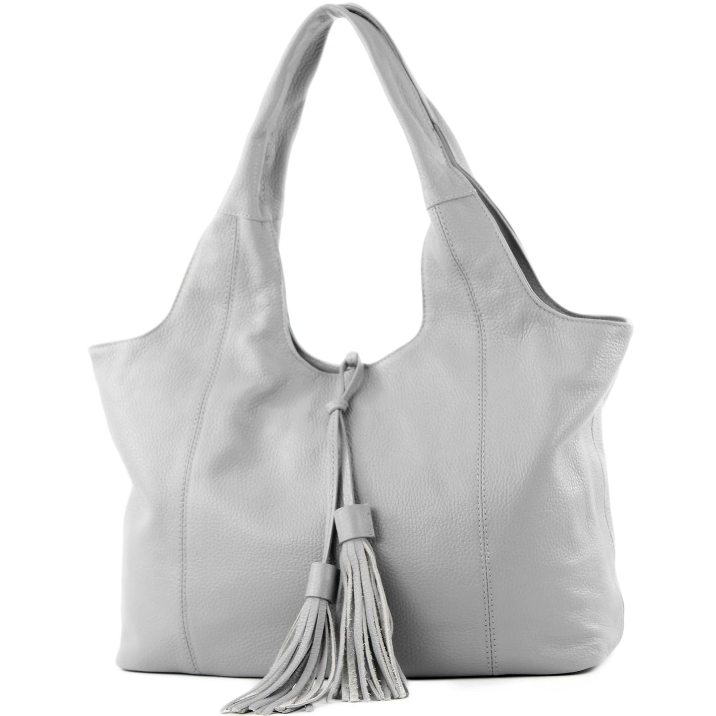 modamoda de - T105 - ital. Schultertasche Groß aus Leder