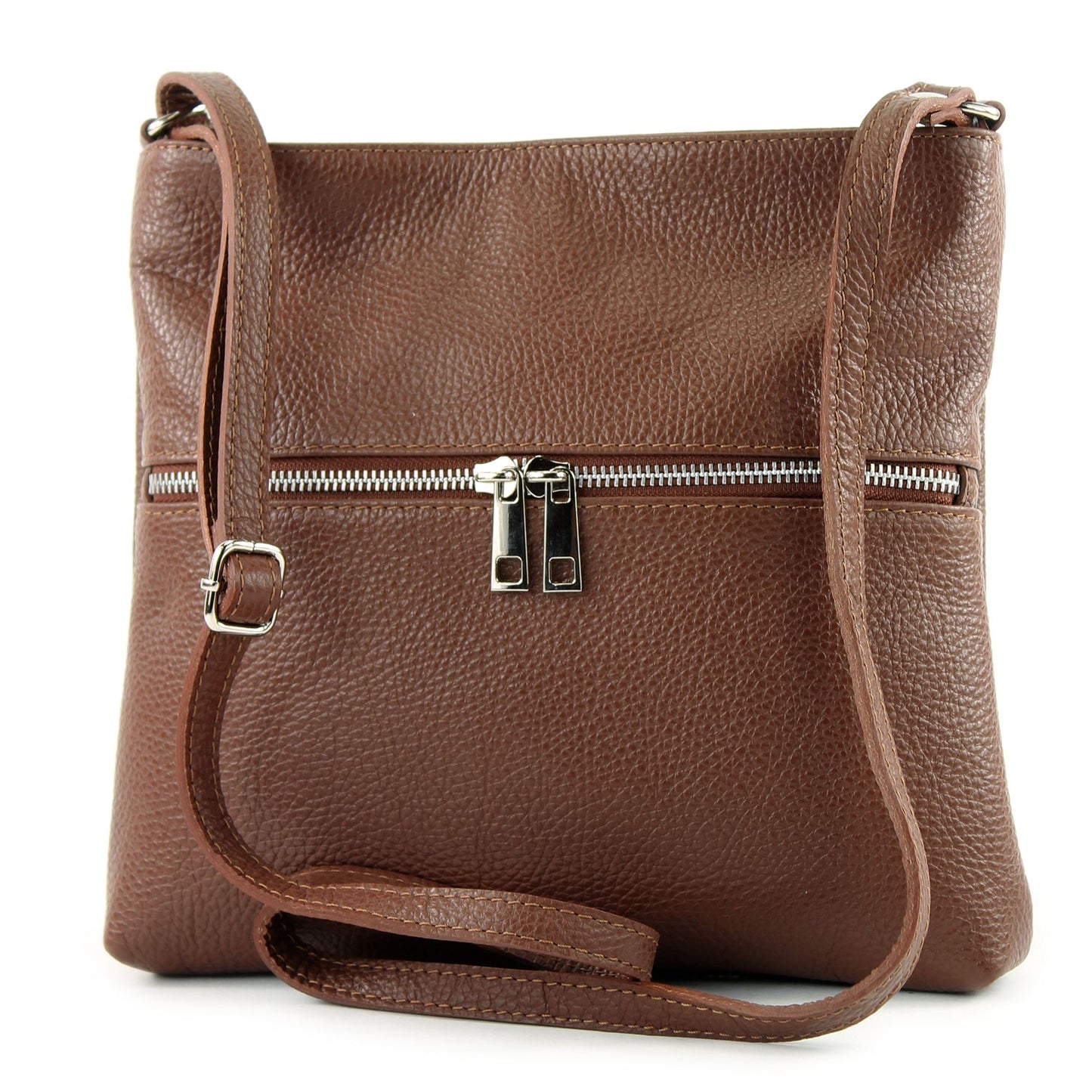 modamoda de T144 Damen Leder Umhängetasche Schultertasche Messenger bag handmade in Italy