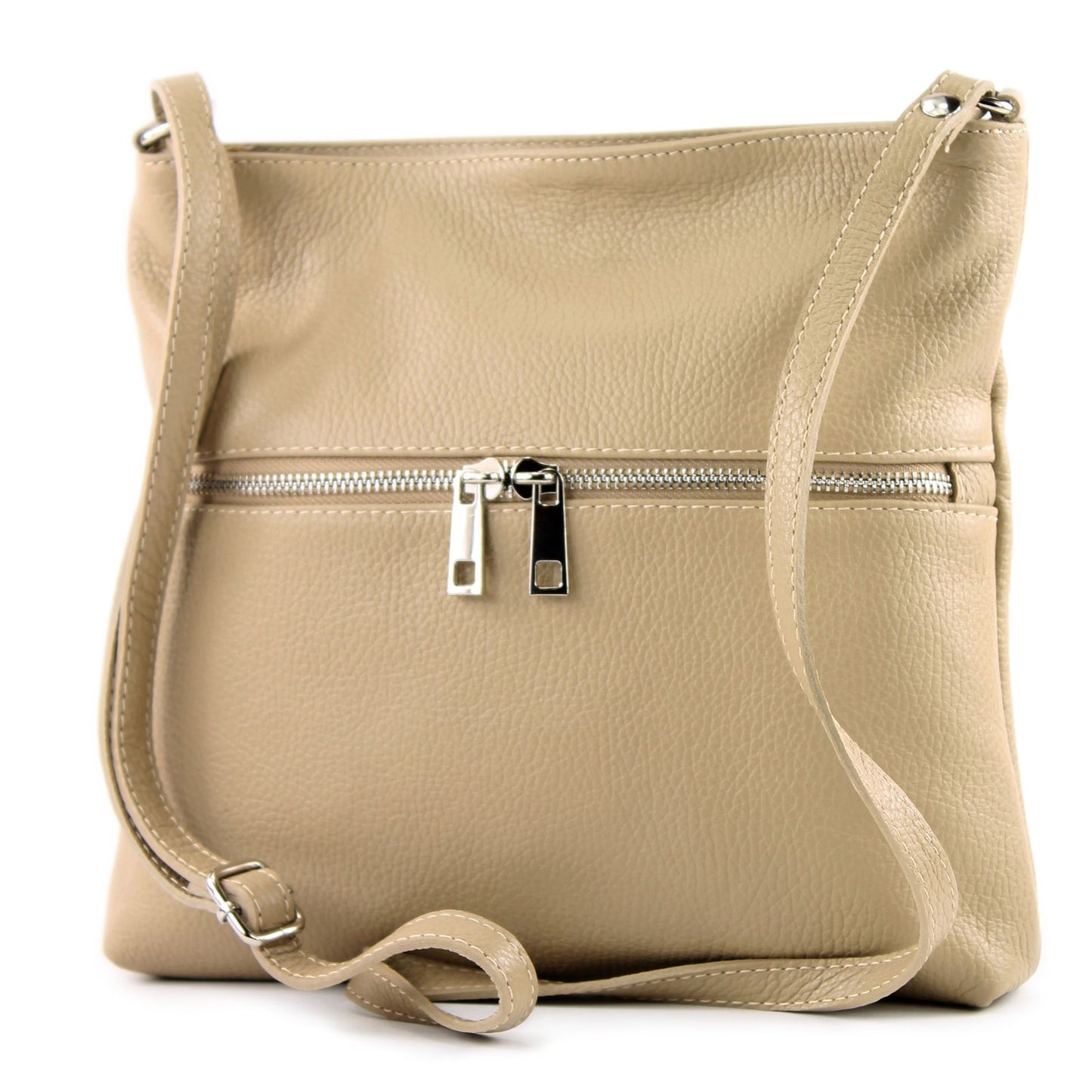 modamoda de T144 Damen Leder Umhängetasche Schultertasche Messenger bag handmade in Italy
