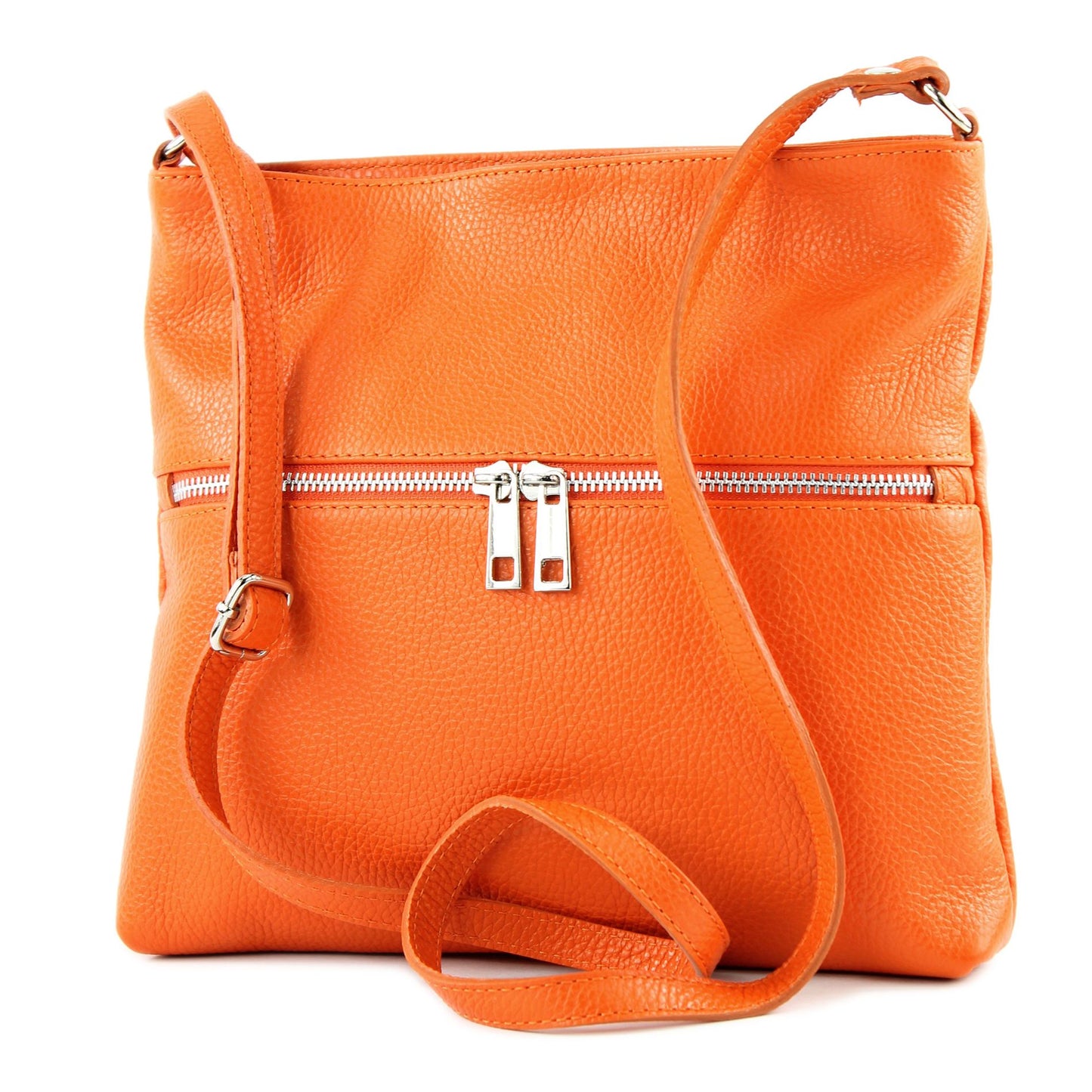 modamoda de T144 Damen Leder Umhängetasche Schultertasche Messenger bag handmade in Italy