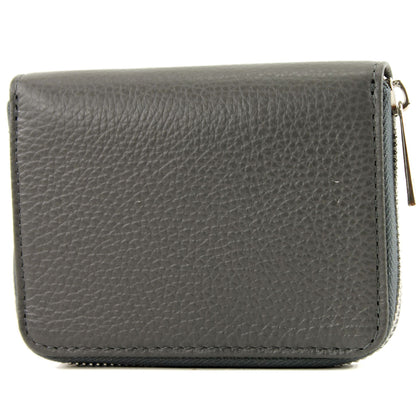 modamoda de - P04 - ital. Damen Portemonnaie Echtleder kurz