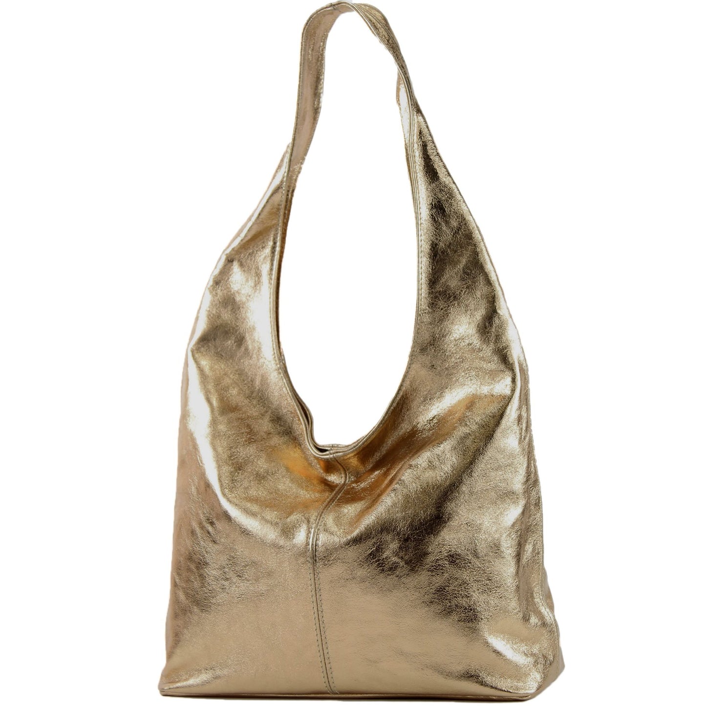 modamoda de T150 Damen Schultertasche Shopper Large aus Wildleder handmade in Italy