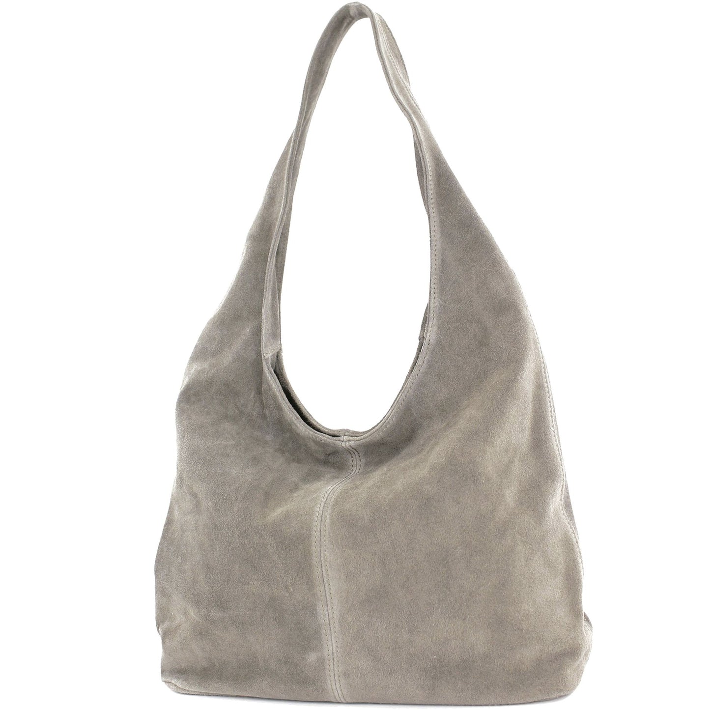 modamoda de T150 Damen Schultertasche Shopper Large aus Wildleder handmade in Italy