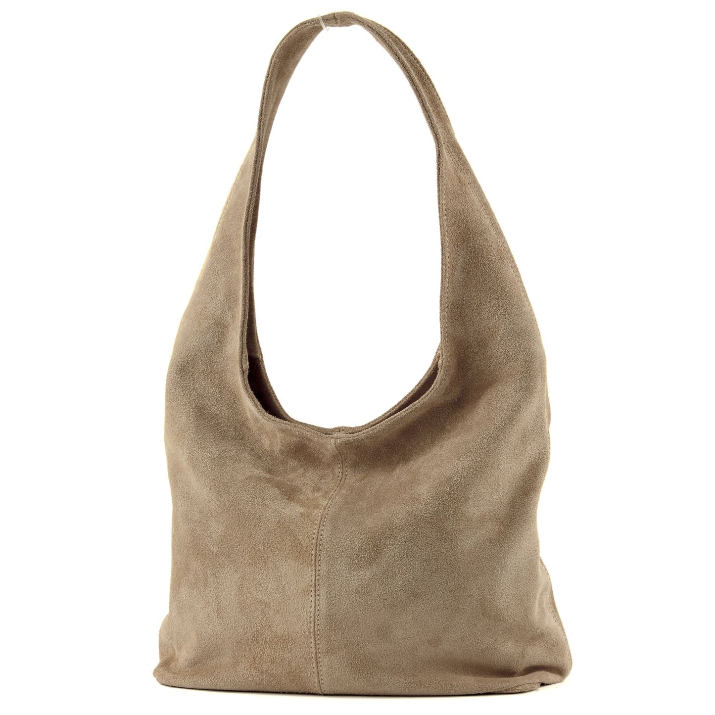 modamoda de T150 Damen Schultertasche Shopper Large aus Wildleder handmade in Italy