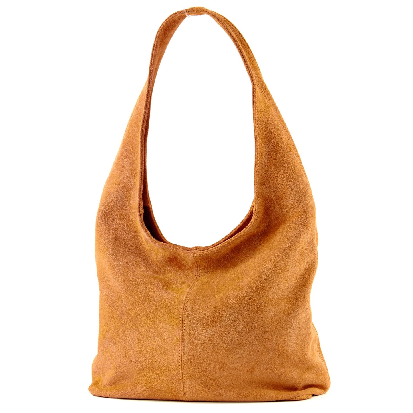 modamoda de T150 Damen Schultertasche Shopper Large aus Wildleder handmade in Italy