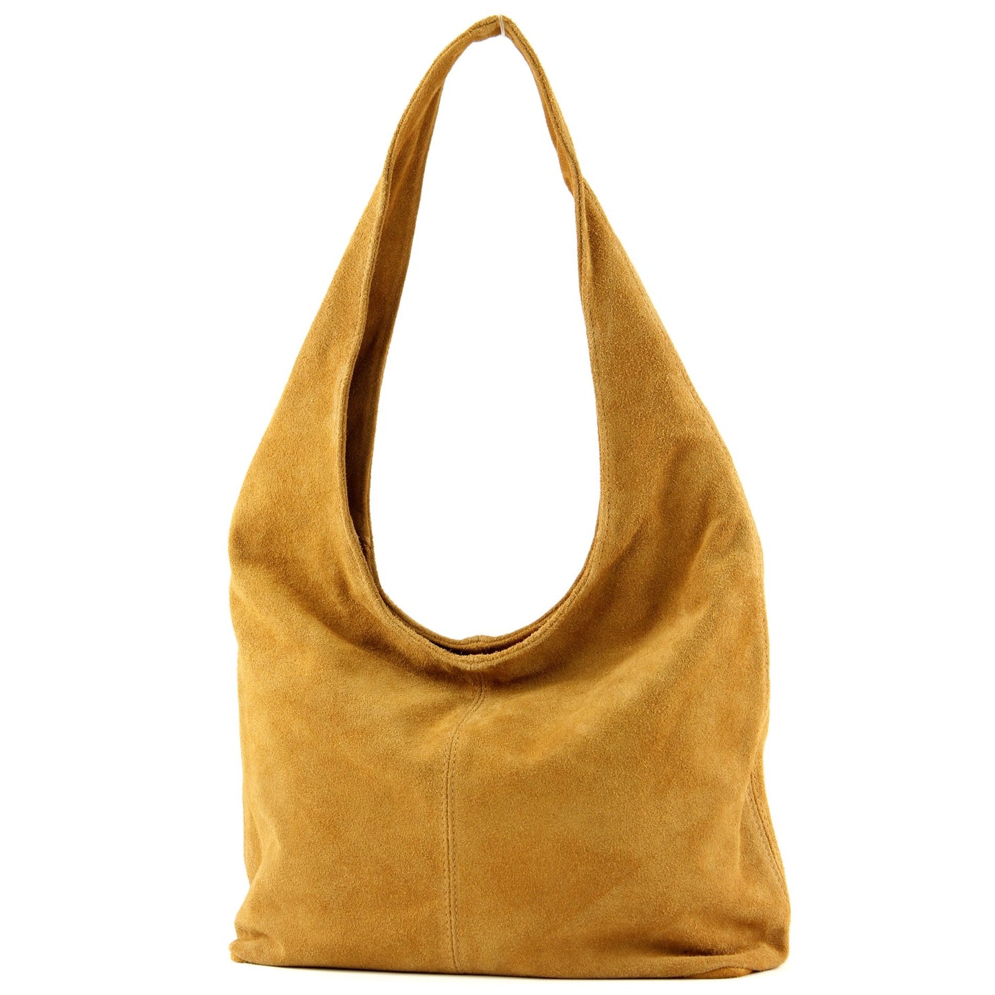 modamoda de T150 Damen Schultertasche Shopper Large aus Wildleder handmade in Italy