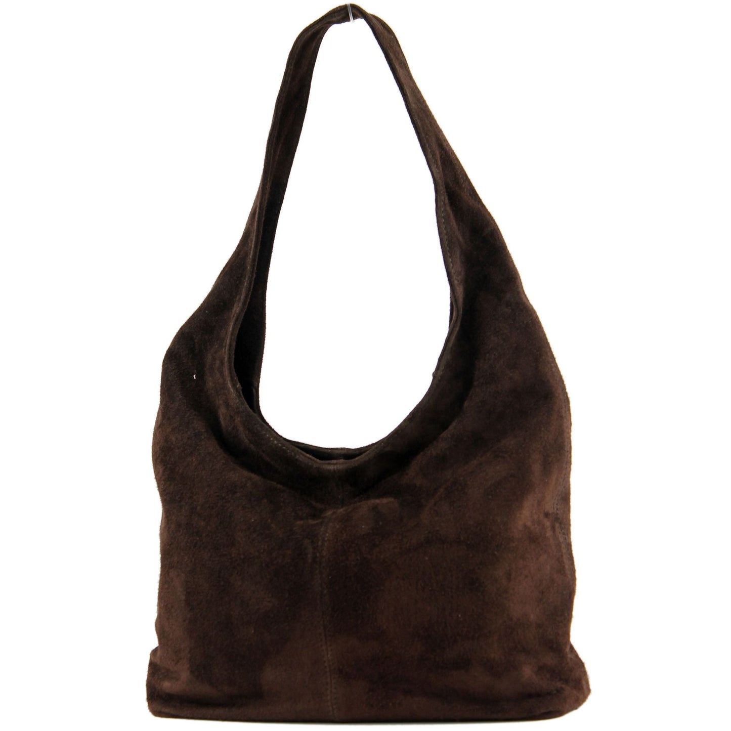 modamoda de T150 Damen Schultertasche Shopper Large aus Wildleder handmade in Italy