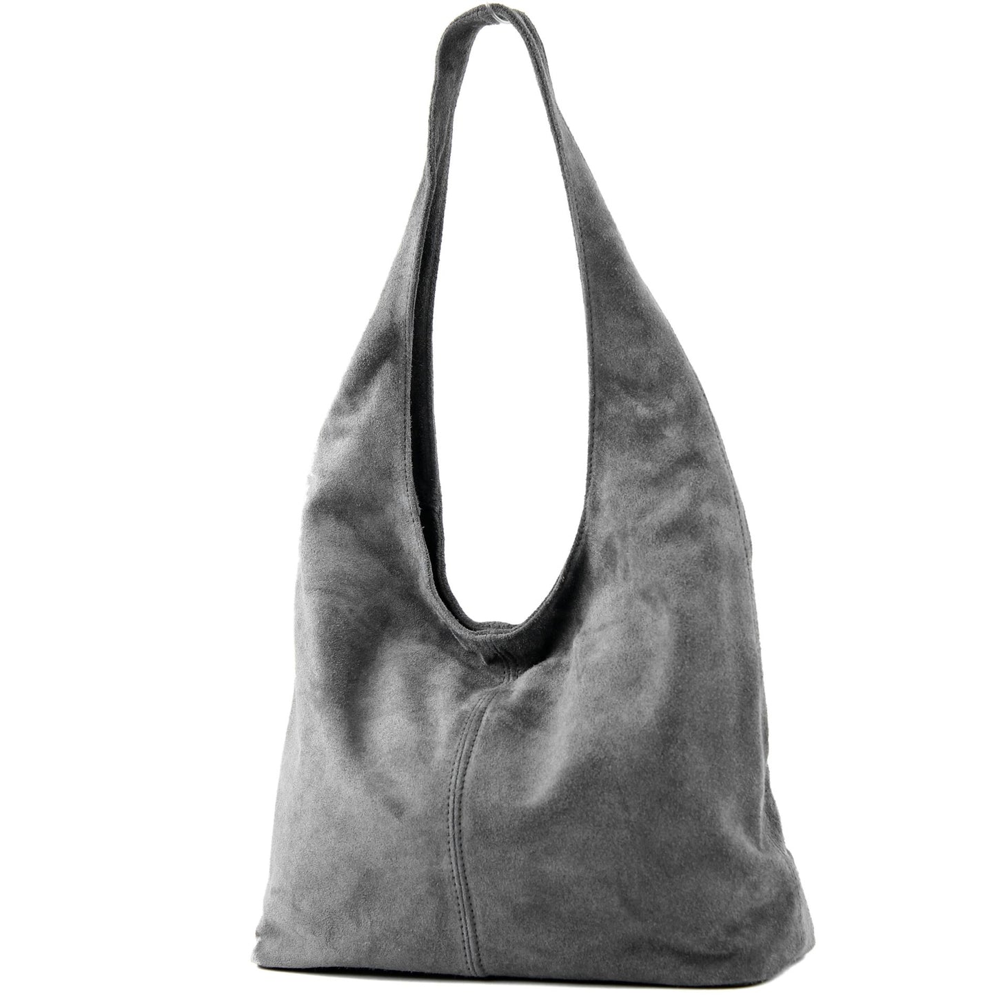 modamoda de T150 Damen Schultertasche Shopper Large aus Wildleder handmade in Italy
