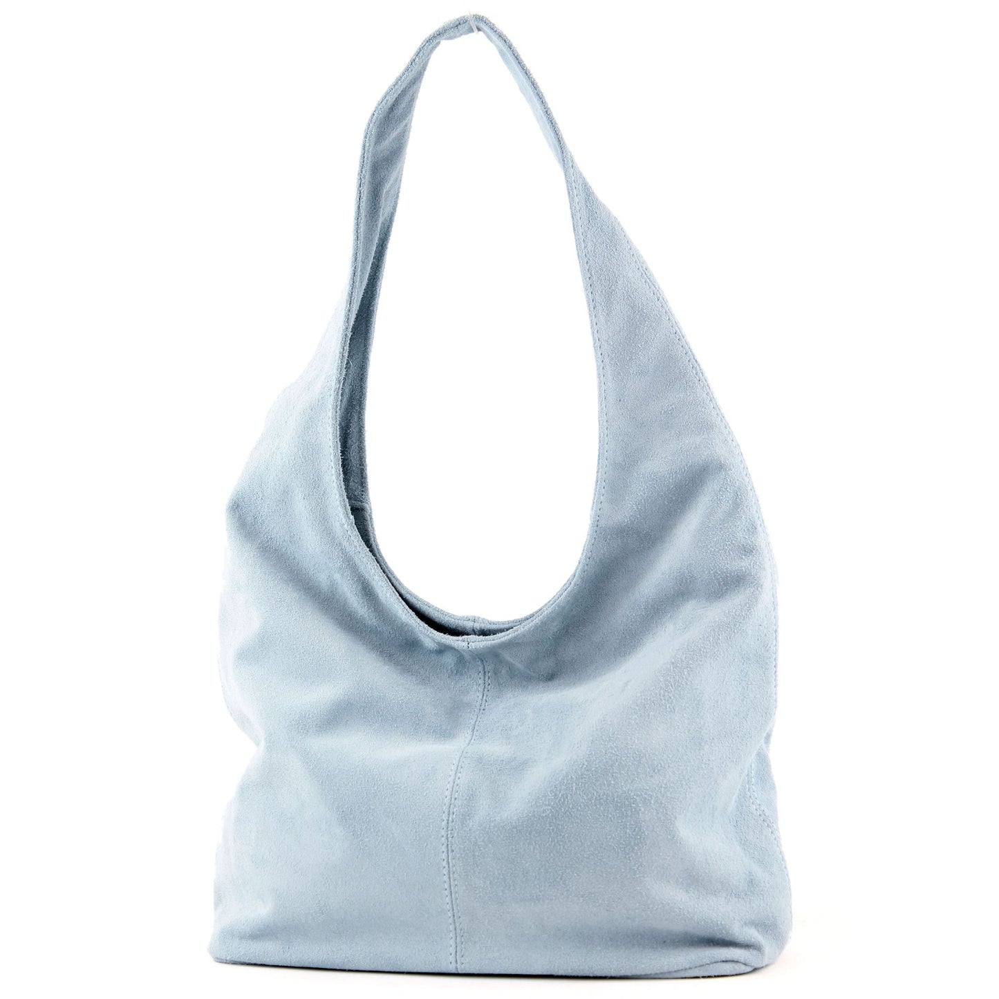 modamoda de T150 Damen Schultertasche Shopper Large aus Wildleder handmade in Italy