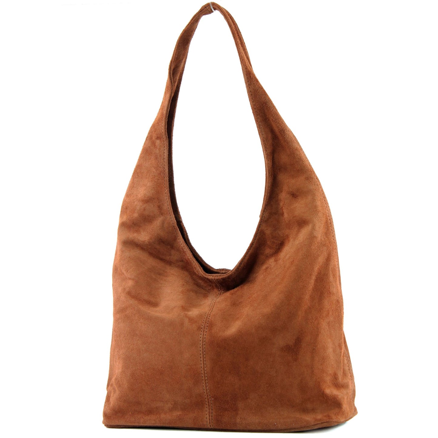 modamoda de T150 Damen Schultertasche Shopper Large aus Wildleder handmade in Italy