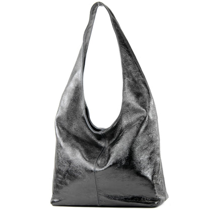 modamoda de T150 Damen Schultertasche Shopper Large aus Wildleder handmade in Italy