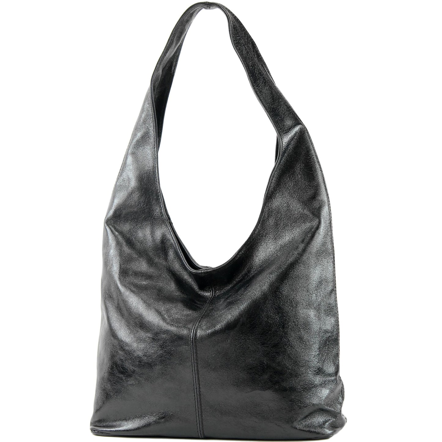 modamoda de T150 Damen Schultertasche Shopper Large aus Wildleder handmade in Italy