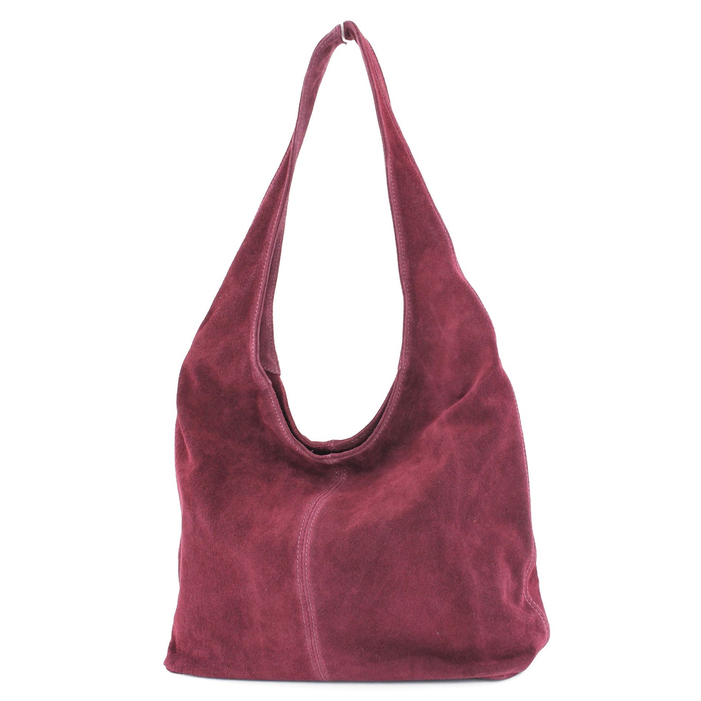 modamoda de T150 Damen Schultertasche Shopper Large aus Wildleder handmade in Italy