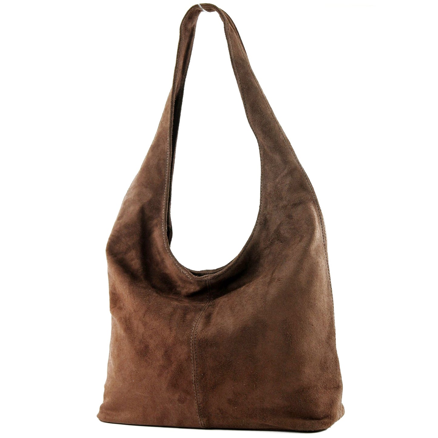 modamoda de T150 Damen Schultertasche Shopper Large aus Wildleder handmade in Italy