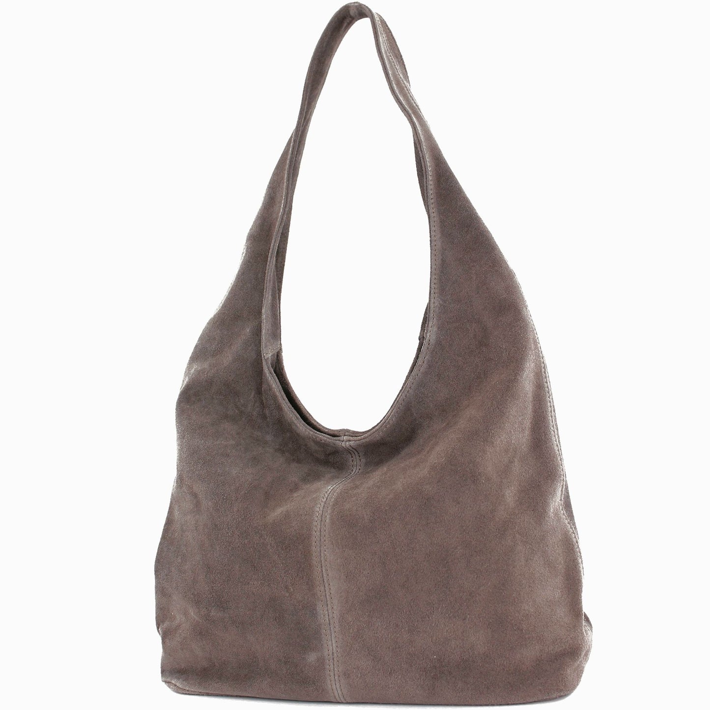 modamoda de T150 Damen Schultertasche Shopper Large aus Wildleder handmade in Italy