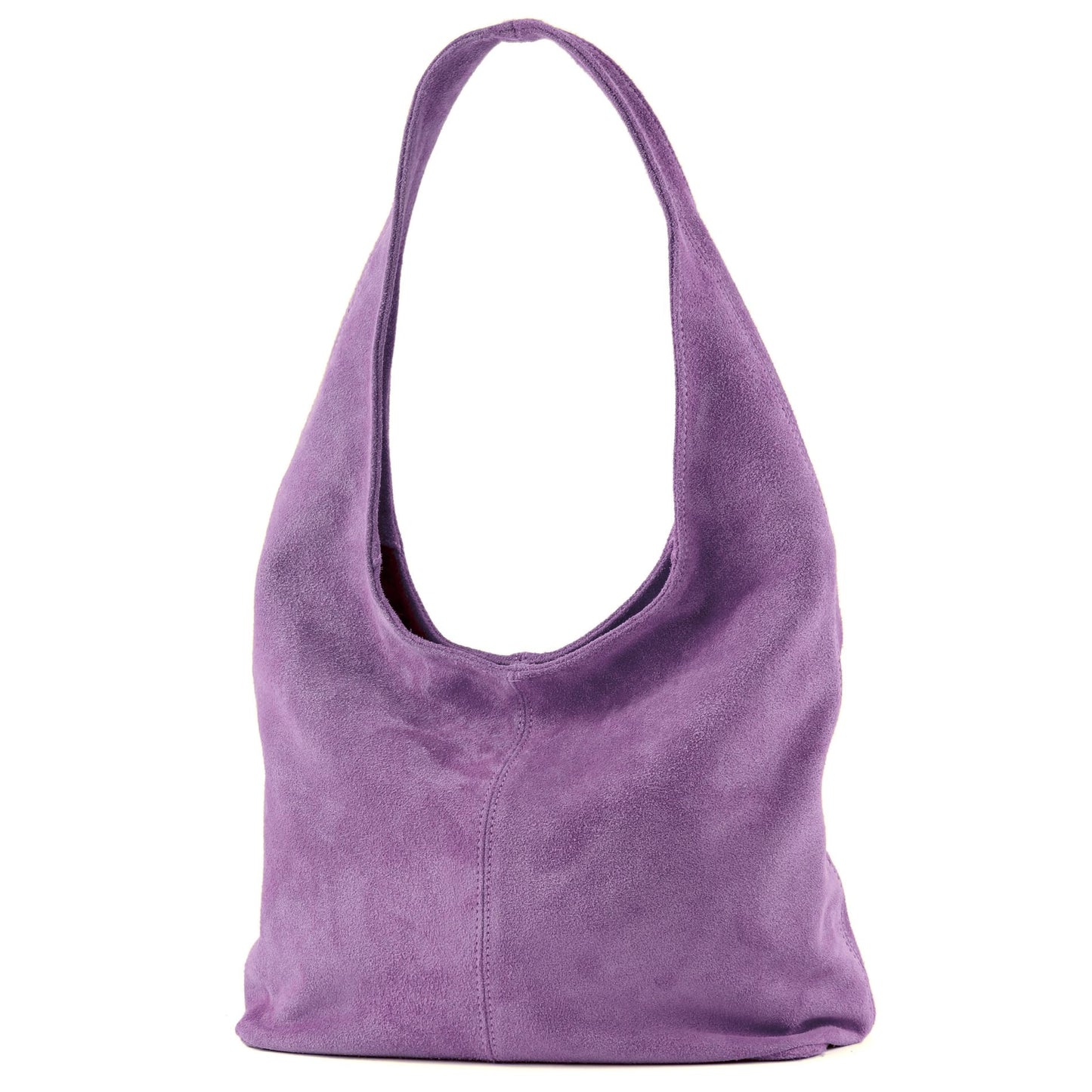 modamoda de T150 Damen Schultertasche Shopper Large aus Wildleder handmade in Italy