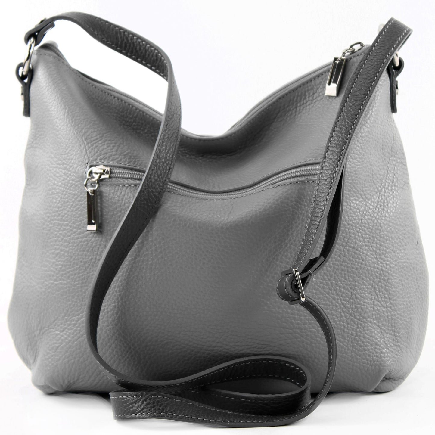 modamoda de T159 Damen Leder Umhängetasche Schultertasche Medium handmade in Italy