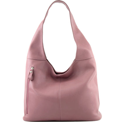 modamoda de T155 Damen Leder Shopper Schultertasche Large handmade in Italy