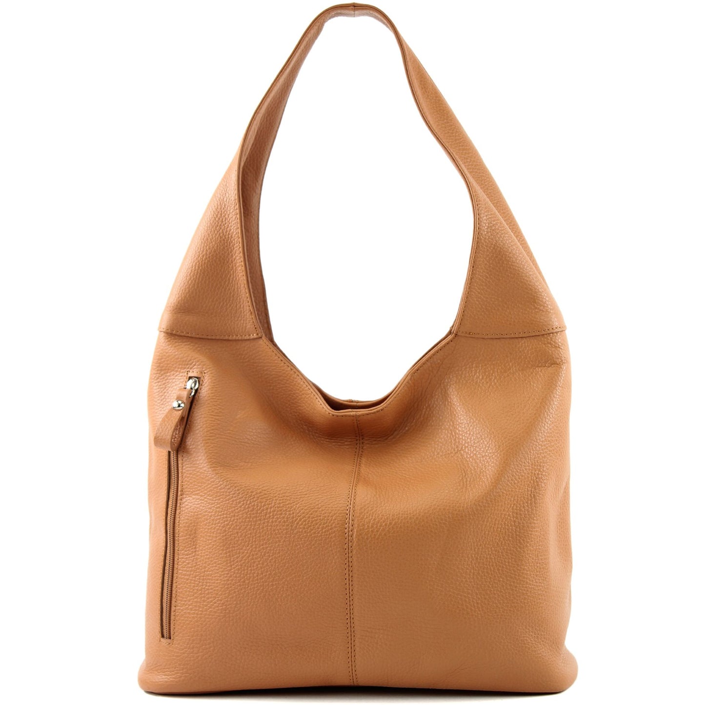 modamoda de T155 Damen Leder Shopper Schultertasche Large handmade in Italy
