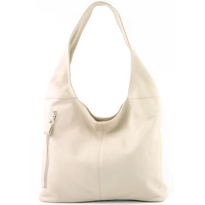 modamoda de T155 Damen Leder Shopper Schultertasche Large handmade in Italy