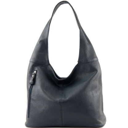 modamoda de T155 Damen Leder Shopper Schultertasche Large handmade in Italy