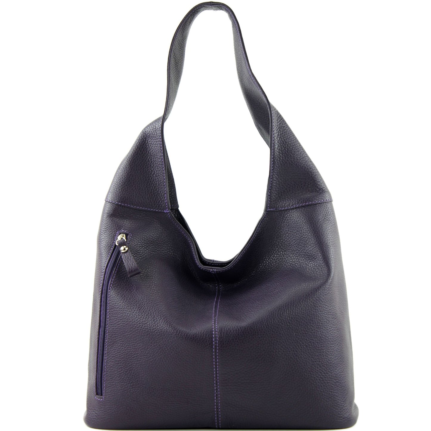 modamoda de T155 Damen Leder Shopper Schultertasche Large handmade in Italy
