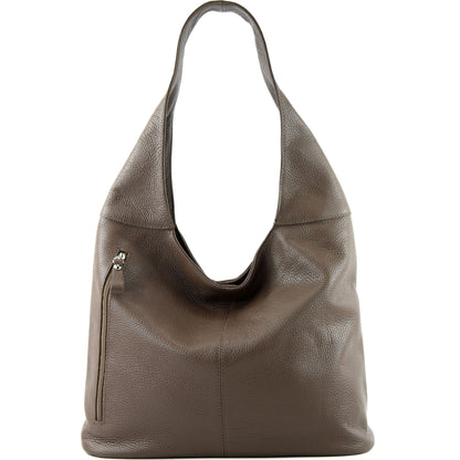 modamoda de T155 Damen Leder Shopper Schultertasche Large handmade in Italy