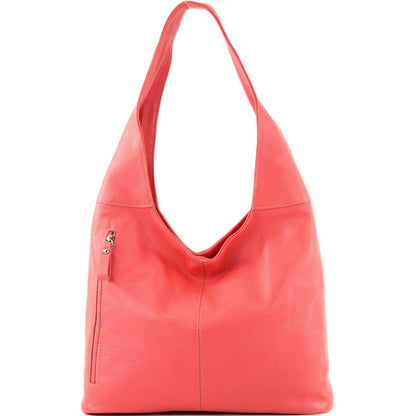 modamoda de T155 Damen Leder Shopper Schultertasche Large handmade in Italy