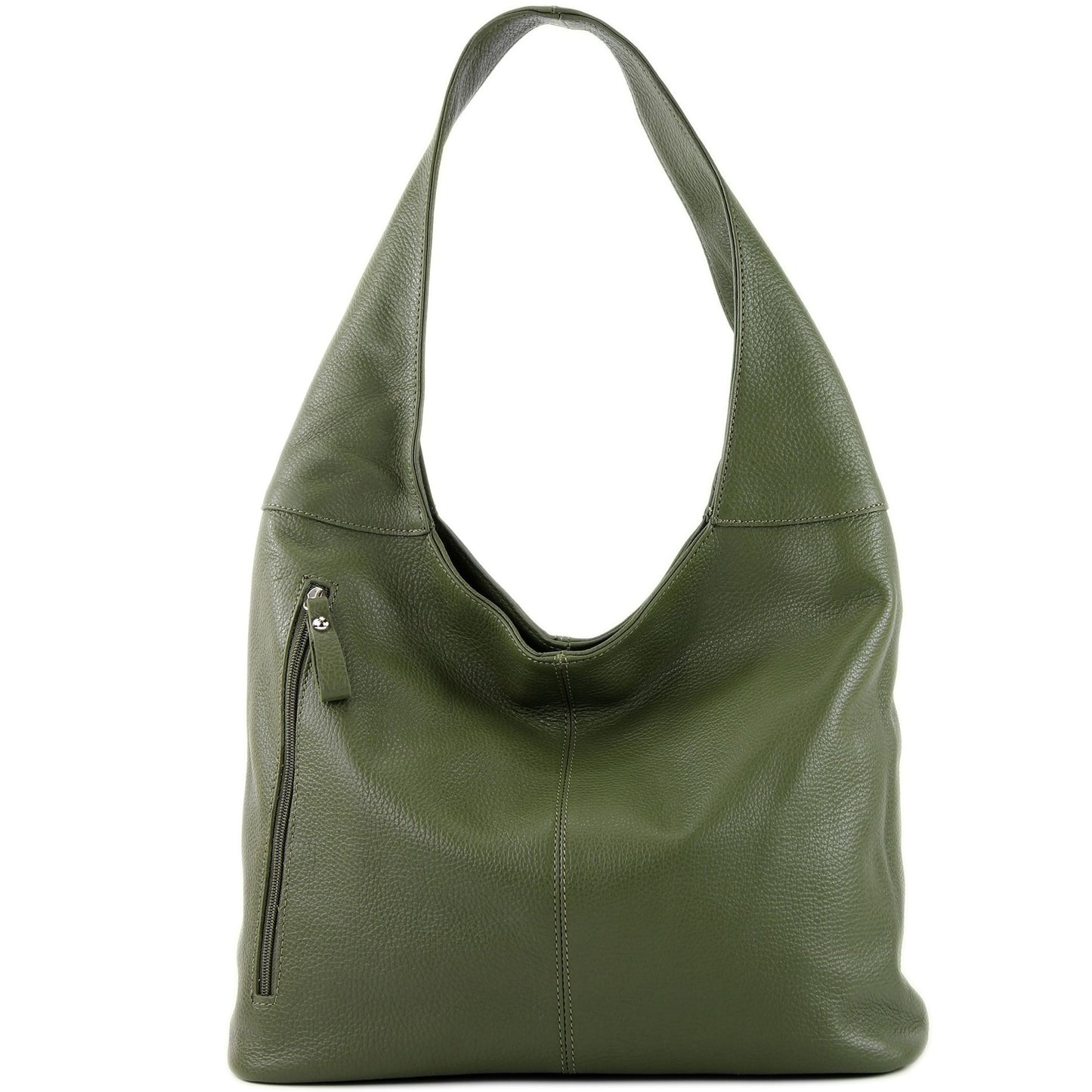 modamoda de T155 Damen Leder Shopper Schultertasche Large handmade in Italy