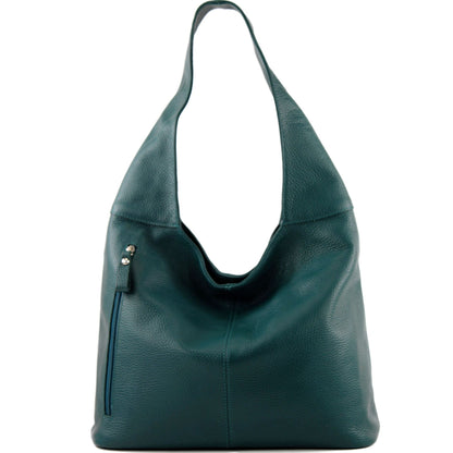 modamoda de T155 Damen Leder Shopper Schultertasche Large handmade in Italy
