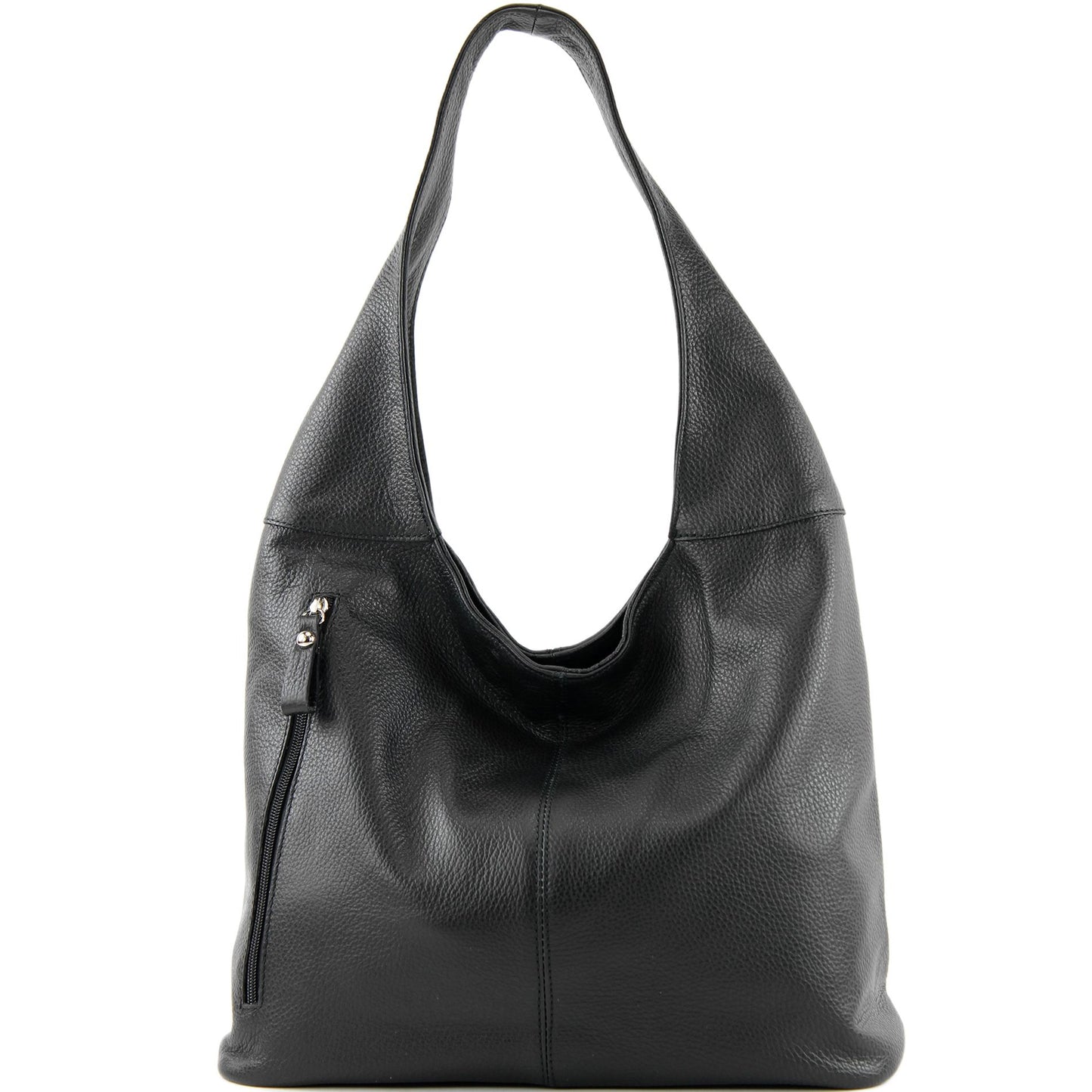 modamoda de T155 Damen Leder Shopper Schultertasche Large handmade in Italy