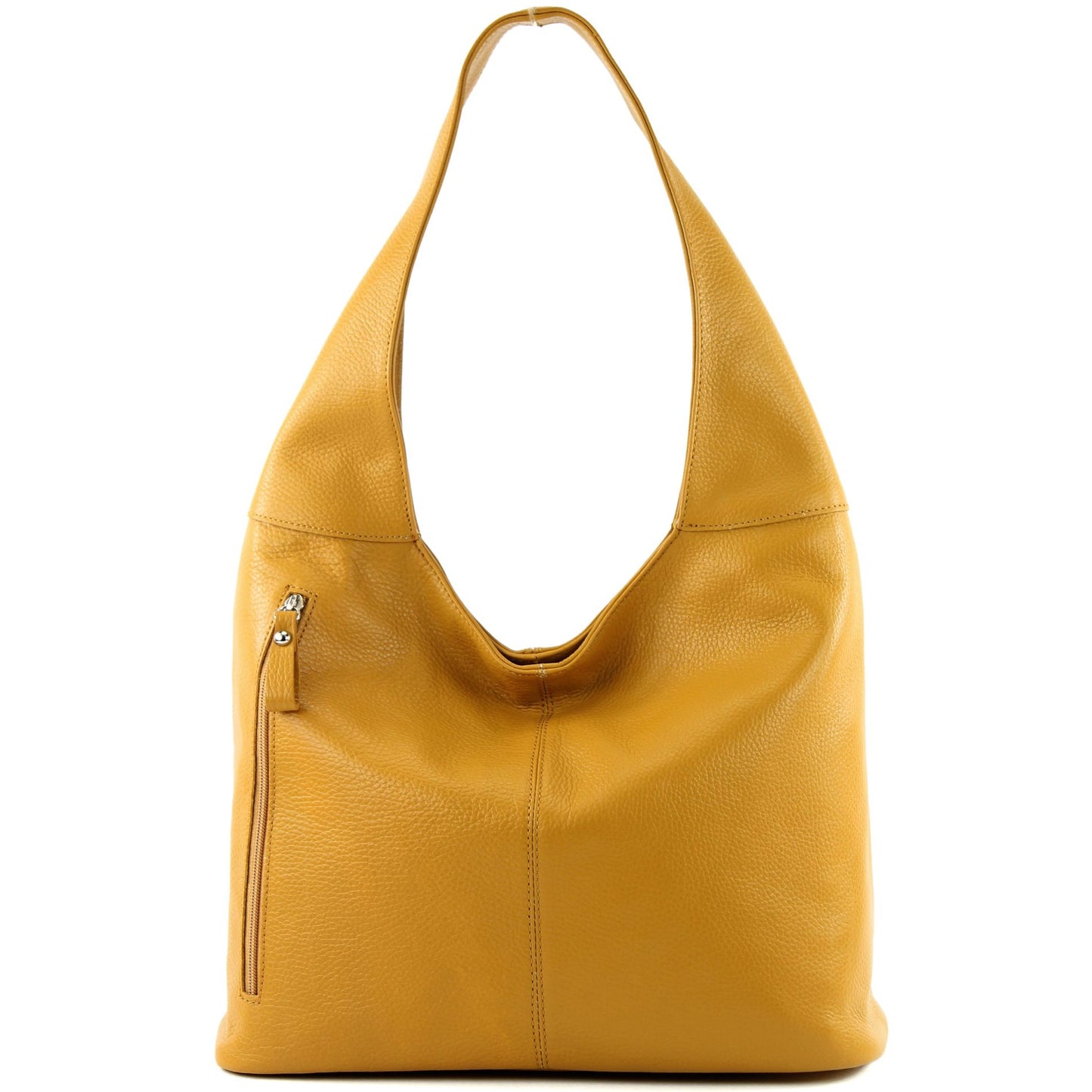 modamoda de T155 Damen Leder Shopper Schultertasche Large handmade in Italy